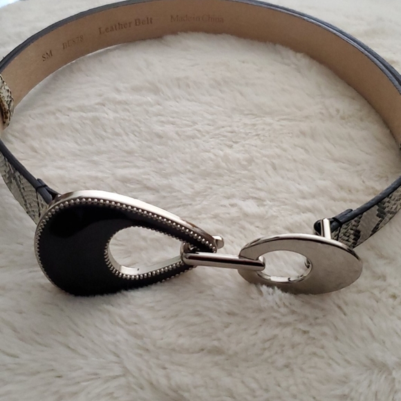 WHBM Adjustable Python Belt NWOT! - Picture 2 of 16